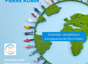 Affiche de la journée mondiale de sensibilisation à la Séquence de Pierre robin